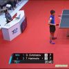 ２０１７年張本智和選手とオフチャロフ選手の対戦結果