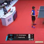 ２０１７年張本智和選手とオフチャロフ選手の対戦結果