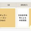Ｔリーグ　張本智和選手が所属するＫＭ東京（木下マイスター東京）の２０１８－２０１９シーズン日程まとめ
