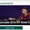 2018 ITTF　ワールドツアー　プラチナ　カタールオープン　開催　３月８日から１１日　張本智和選手出場試合